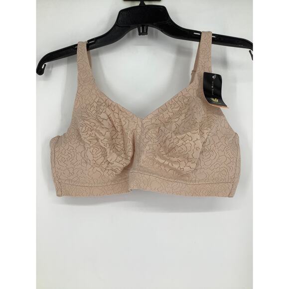 Wacoal Women's 38DD Sand Inside Job Wire Free Bra Full Coverage Lingerie D11-2 - Picture 2 of 7